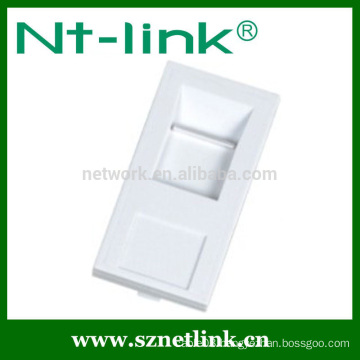 45 type rj45 Single port faceplate